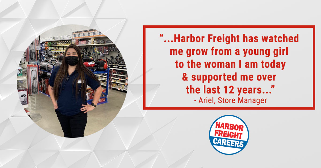 Inspiring Story from Ariel, a Harbor Freight Store Manager