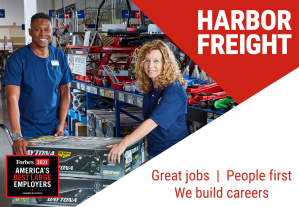 Harbor Freight, Great job, People first, we build careers